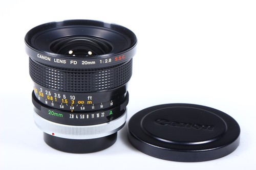 Canon 20mm ssc lens - fd,