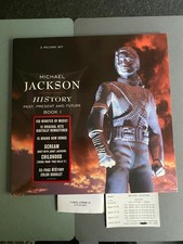 MICHAEL JACKSON 3fach LP "HISTORY" VERSION+Sticker+Buch+Innersleeve+Promobeilage