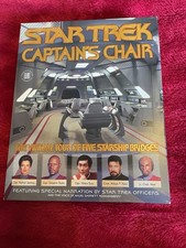Star Trek Captains Chair 1997 PC\MAC\CD + Big Box **** Windows 95\98*****
