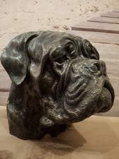Skulptur Bordeauxdogge Hundefigur
