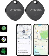 ATUVOS Air Tracker Tag Schlüsselfinder 2er Pack, Smart KeyFinder Kompatibel mit 