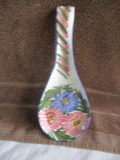 Porzellan Kochlöffelablage mit Blumenmuster