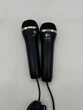 Nintendo Wii Logitech Mikrofon - 2 Stück - in schwarz - Für Wii