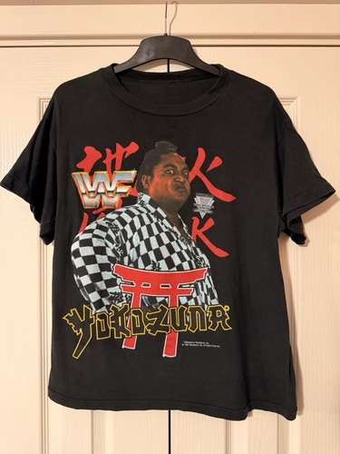 Vintage yokozuna wwf shirt wwe - vintage,