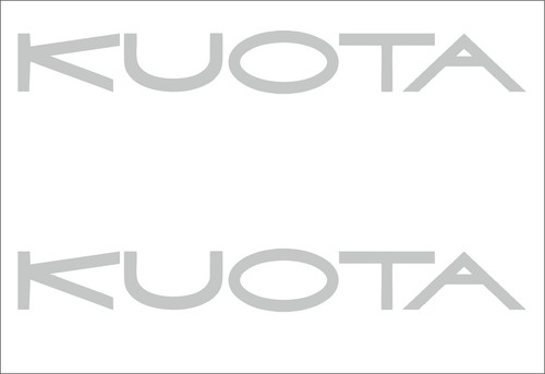 Kuota aufkleber 200 mm x - ,
