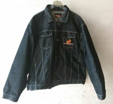 90er Vtg JOHNNY BLAZE HIPHOP GLANZ-JEANS-JACKE US: XL SUPER-RAR 1A wie NEU
