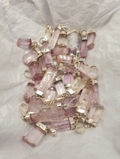 Kunzit Anhänger Spitze Stift Anhänger in Silber Naturstein Edelstein Heilstein