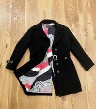 schwarzer Miss Sixty Luxury Wintermantel Mantel Wollmantel schwarz CA31092 Gr. L