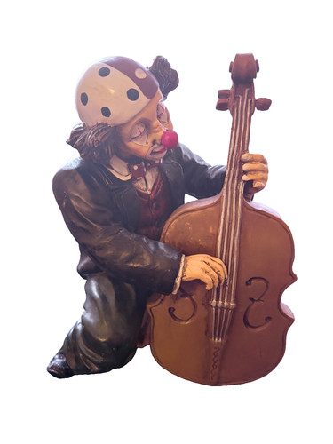 Wunderschöne clown figur - figur, –