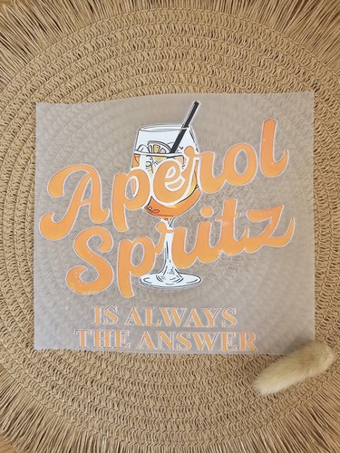 Aperol spritz bügelbild - spritz,