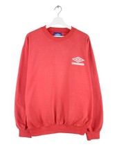 Umbro 90s Vintage Sweater Rot