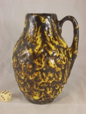 SCHEURICH Keramik Fat Lava Vase 414-16 seltene Farbe 60er 70er vintage Design