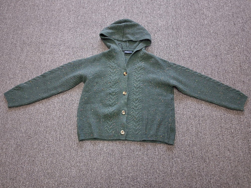 Damen strickjacke mit kapuze - mit,