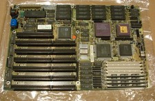 Intel AT MB 386DX-33 + 387 coprocessor + RAM + cache. Motherboard  rare vintage