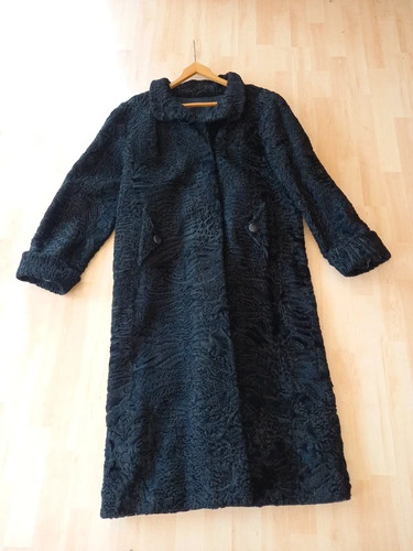 Pelzmantel schwarzer - pelzmantel,,