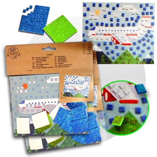 2er set kinder mosaik - set,