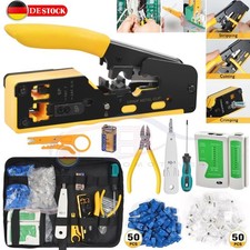 RJ45 Crimpzange + 50 Cat6