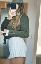 Zara Wildleder Bikerjacke