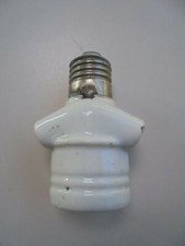 alte Porzellan Lampenfassung