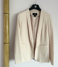 H&M Blazer, Weiß-Rose, 40