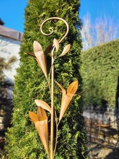 Edelrostoptik Rankstab Blüten