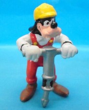 MICKY MAUS : Goofy als Bauarbeiter mit Pressluftbohrer Applause