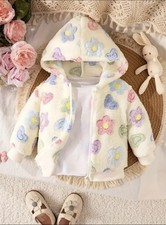 Jacke❤️Kaputze❤️Outdoor❤️Fleece❤️Baby❤️Mädchen ❤️Gr 68-74❤️langarm❤️weich❤️warm