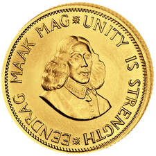 Goldmünze Südafrika, 2 Rand »Springbock« (1961-1983). 