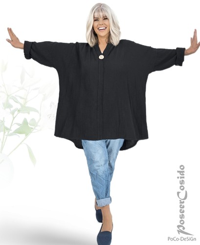 Lagenlook oversize musselin - oversize,