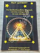 4 x Foto EUROPA-RAD Riesenrad Schmidt Nauta - Kirmes Schausteller Modellbau