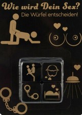 Pärchenspiel 4er Würfel Set