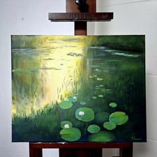 Water Lilies Landscape Forest