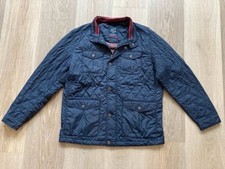 GLOBETROTTER Herren Jacke Herrenjacke Steppjacke Kragen Blouson dunkelblau Gr. L