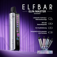 ELFA MASTER by ELFBAR E-Zigarette E-Shisha I Akku Kit Pod System für Liquid Pods