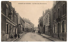 CPA 53 - COSSE LE VIVIEN (Mayenne) - La Rue des Marchands (Hôtel du Dauphin)