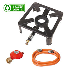 WALTER Refurbished Hockerkocher, inkl. Schlauch und Propankonstantregler