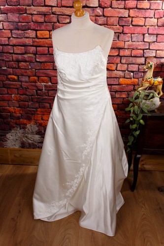 Trägerloses brautkleid - trägerloses,