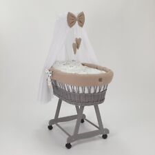 Stubenwagen Moseskorb Grau