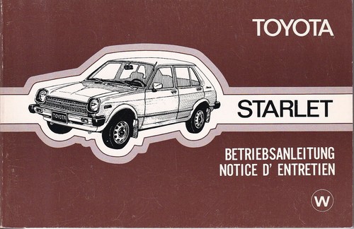 Toyota starlet - toyota,