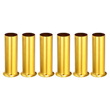 6 Stück Kerzenhüllen Passend für meisten Kronleuchter Metall 3,9 Zoll Groß Gelb