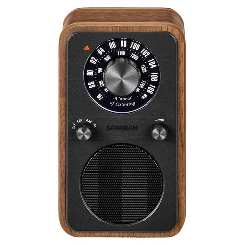 Sangean radio echtholz - wr-9, fm-radio