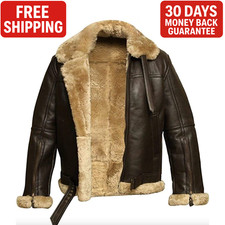 Herren B3 Raf Echtleder Jacke