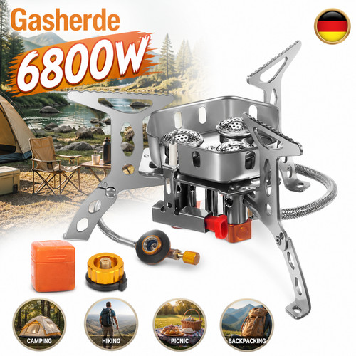 Gasbrenner campingkocher 6800w - gasbrenner,