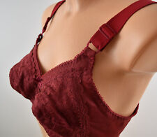 Mieder- BH Classic ohne Bügel  bordeaux 75A- 100DD Unterwäsche