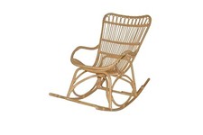 moderner Rattan-Schaukelstuhl