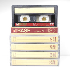 ? 5x BASF ME metal IV 120  * Type 4 * Metal Cassettes Kassetten кассеты * 1982