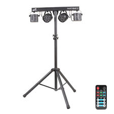 ETEC LED PARTYBAR 2 PAR Scheinwerfer Disco Derby inkl. Stativ Fernbedienung DJ