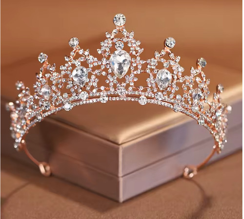 Luxus tiara krone strass - krone,