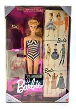 1993 35th Anniversary Barbie Puppe / Special Edition / Mattel 11590, Box damaged