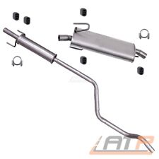 AUSPUFFANLAGE MITTELSCHALLDÄMPFER ENDSCHALLDÄMPFER FÜR OPEL MERIVA A 1.6 16V